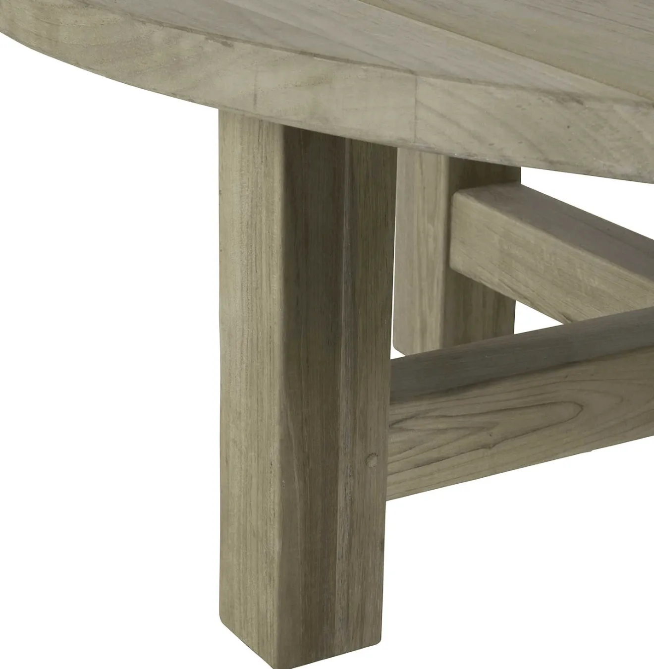 Cape Cod Round Coffee Table - Natural or Oyster Teak