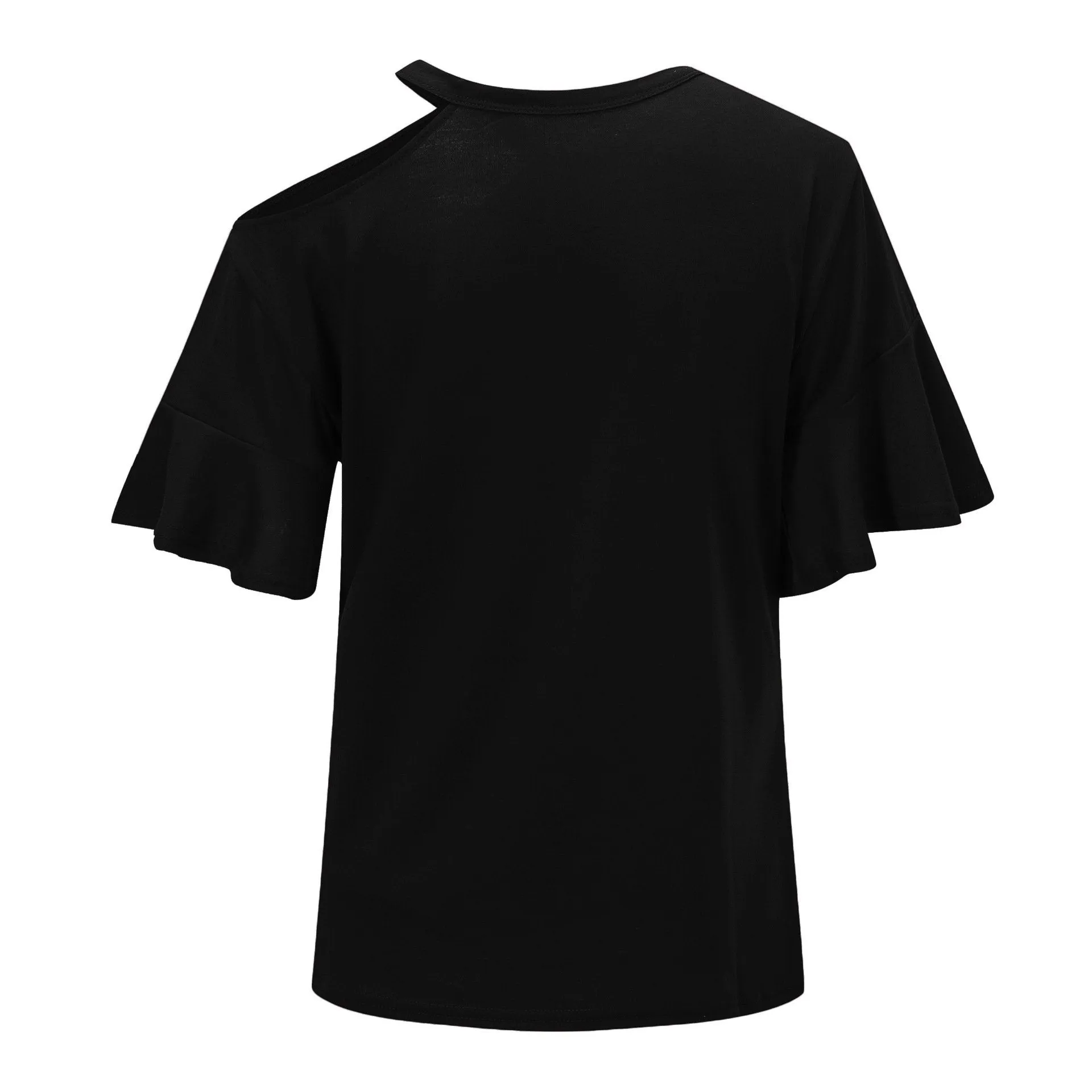 Casual Dew Shoulder T-shirt