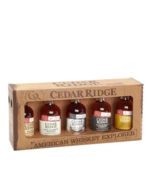 Cedar Ridge American whisky explorer pack (5) 200 ml x5