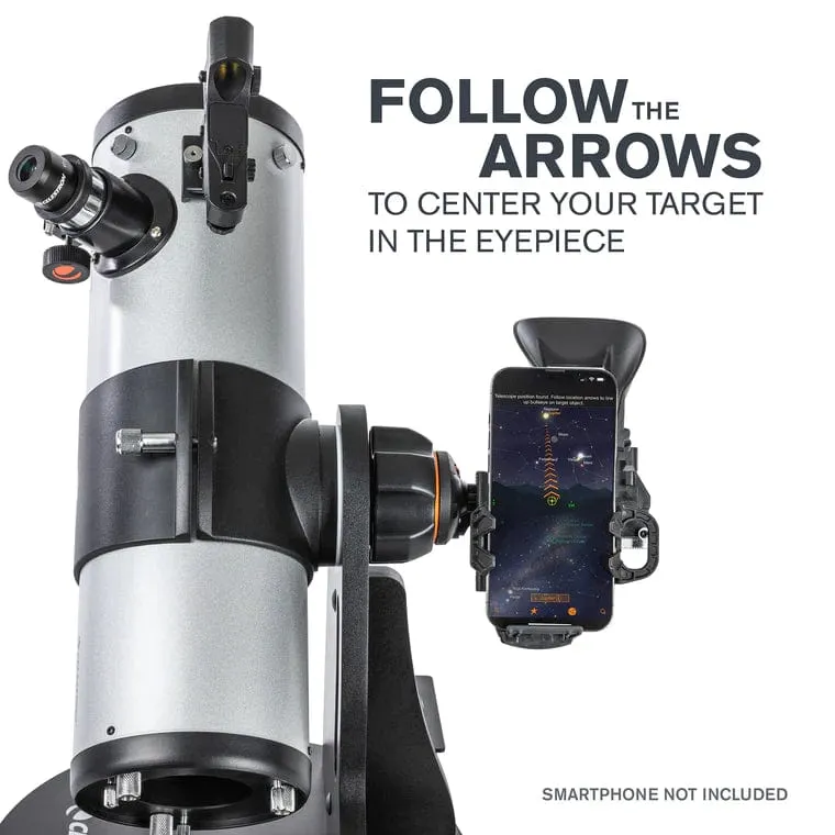 Celestron StarSense Explorer 114mm Smartphone App-Enabled Tabletop Dobsonian Telescope - 22480