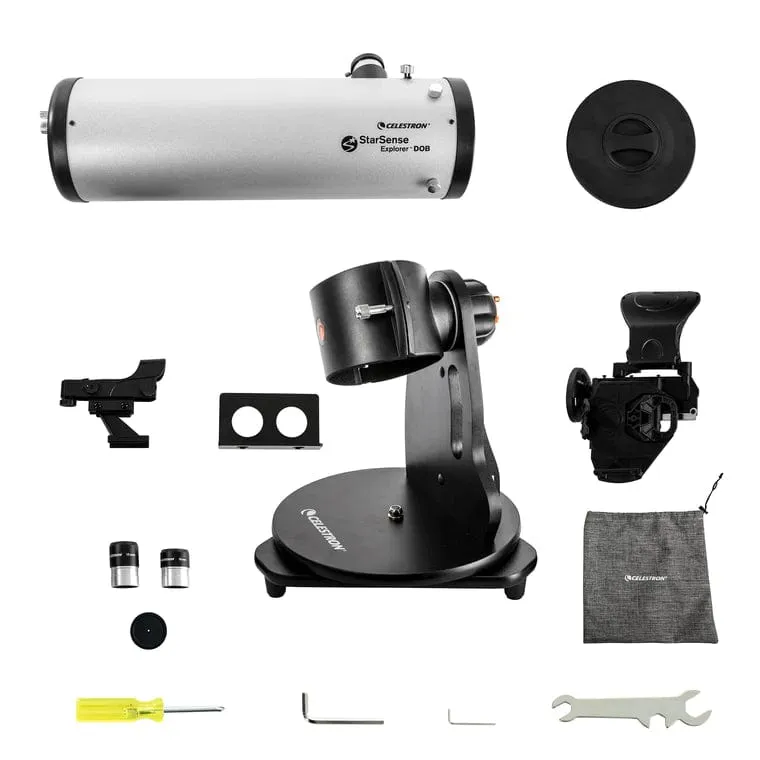 Celestron StarSense Explorer 114mm Smartphone App-Enabled Tabletop Dobsonian Telescope - 22480