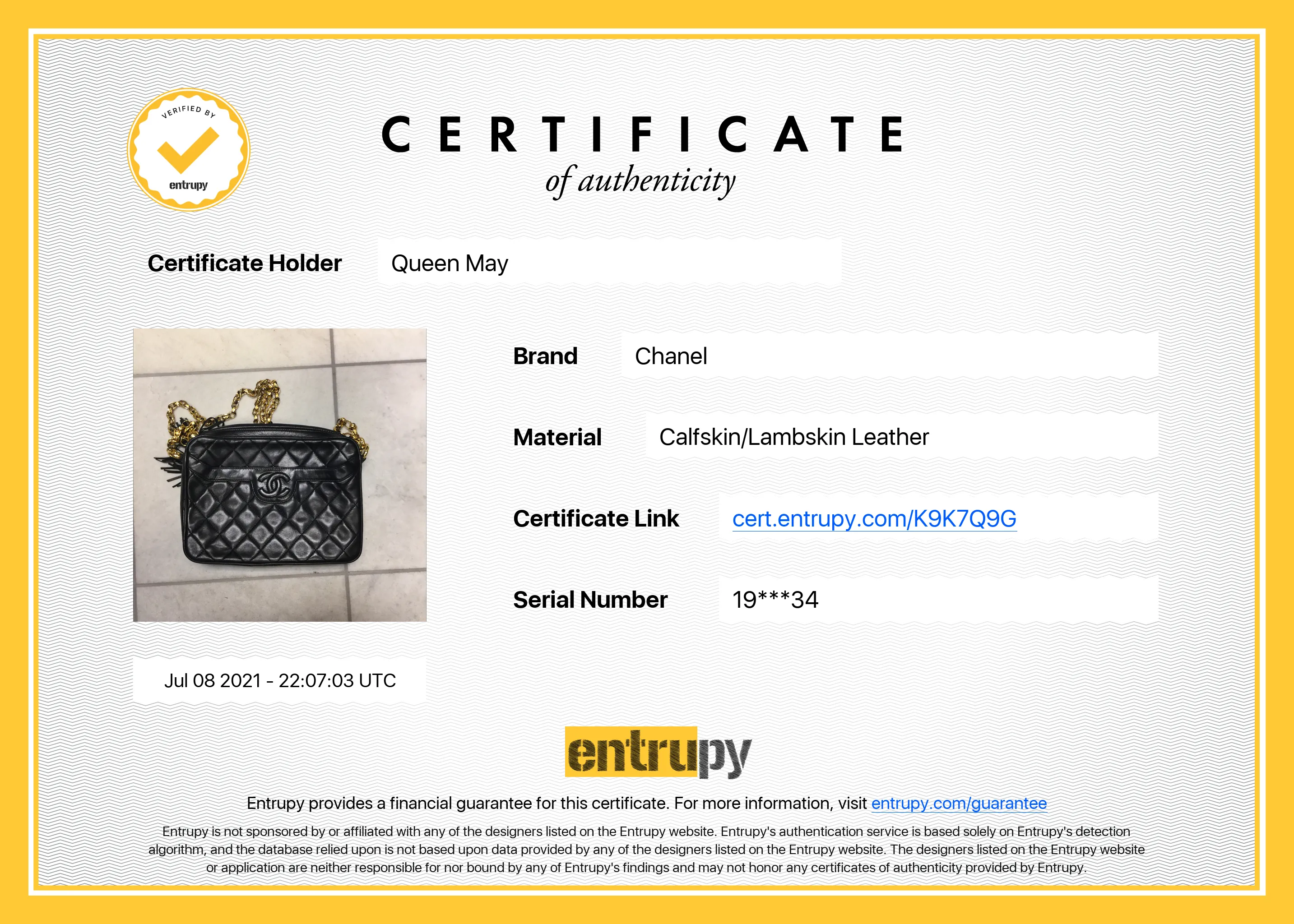 Chanel Black Lambskin Pocket Camera Bag Medium