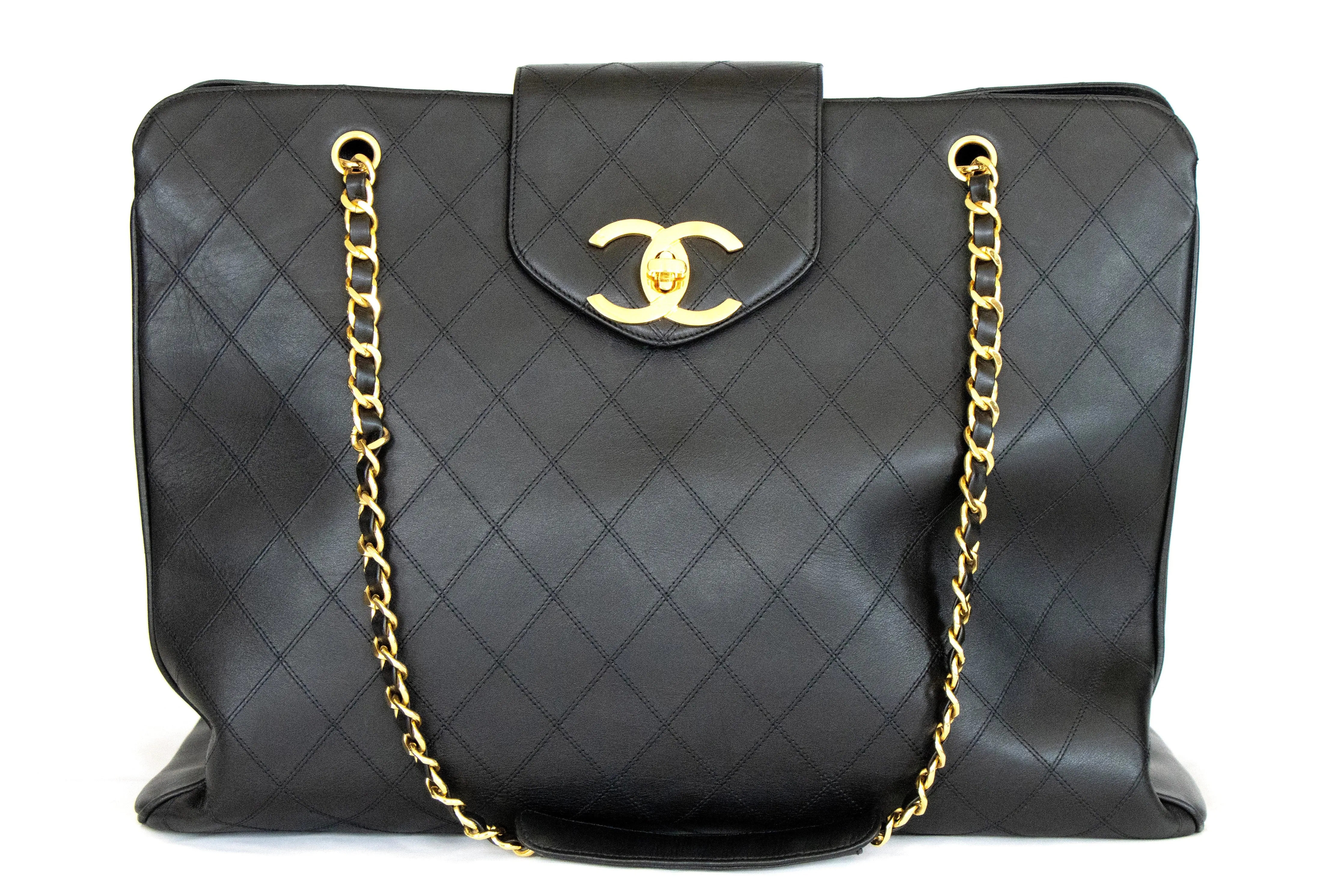Chanel Lambskin Weekender Tote