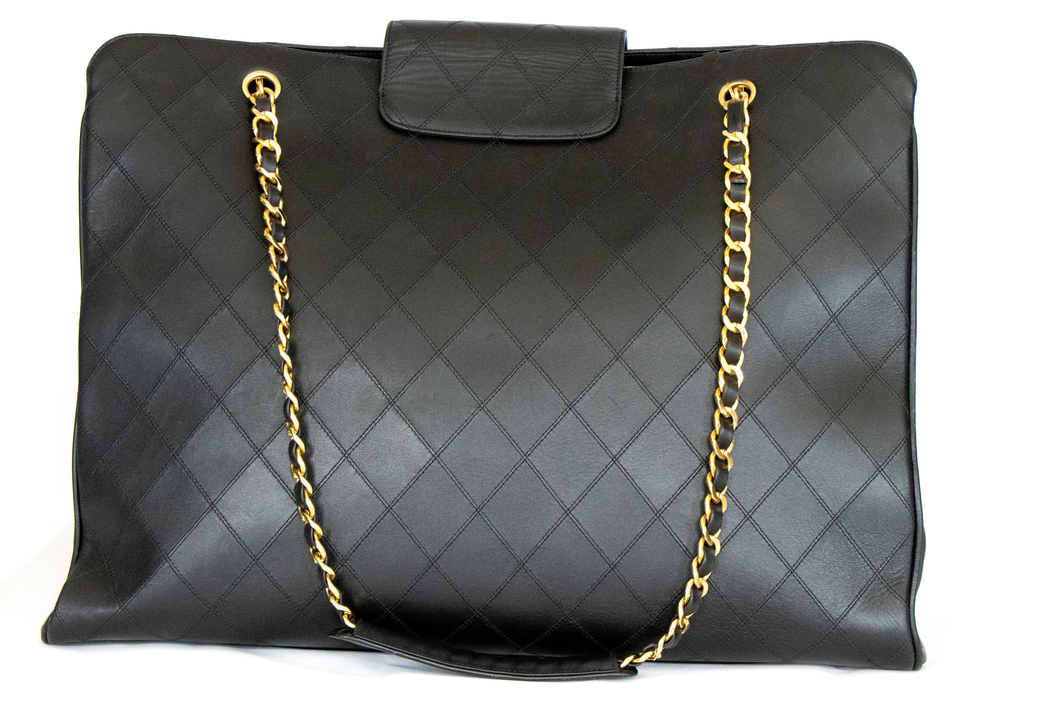 Chanel Lambskin Weekender Tote