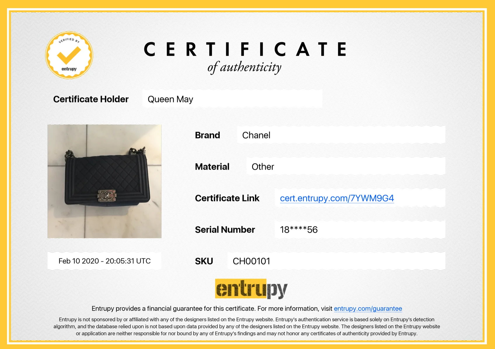 Chanel Medium Caviar Suede Boy Bag