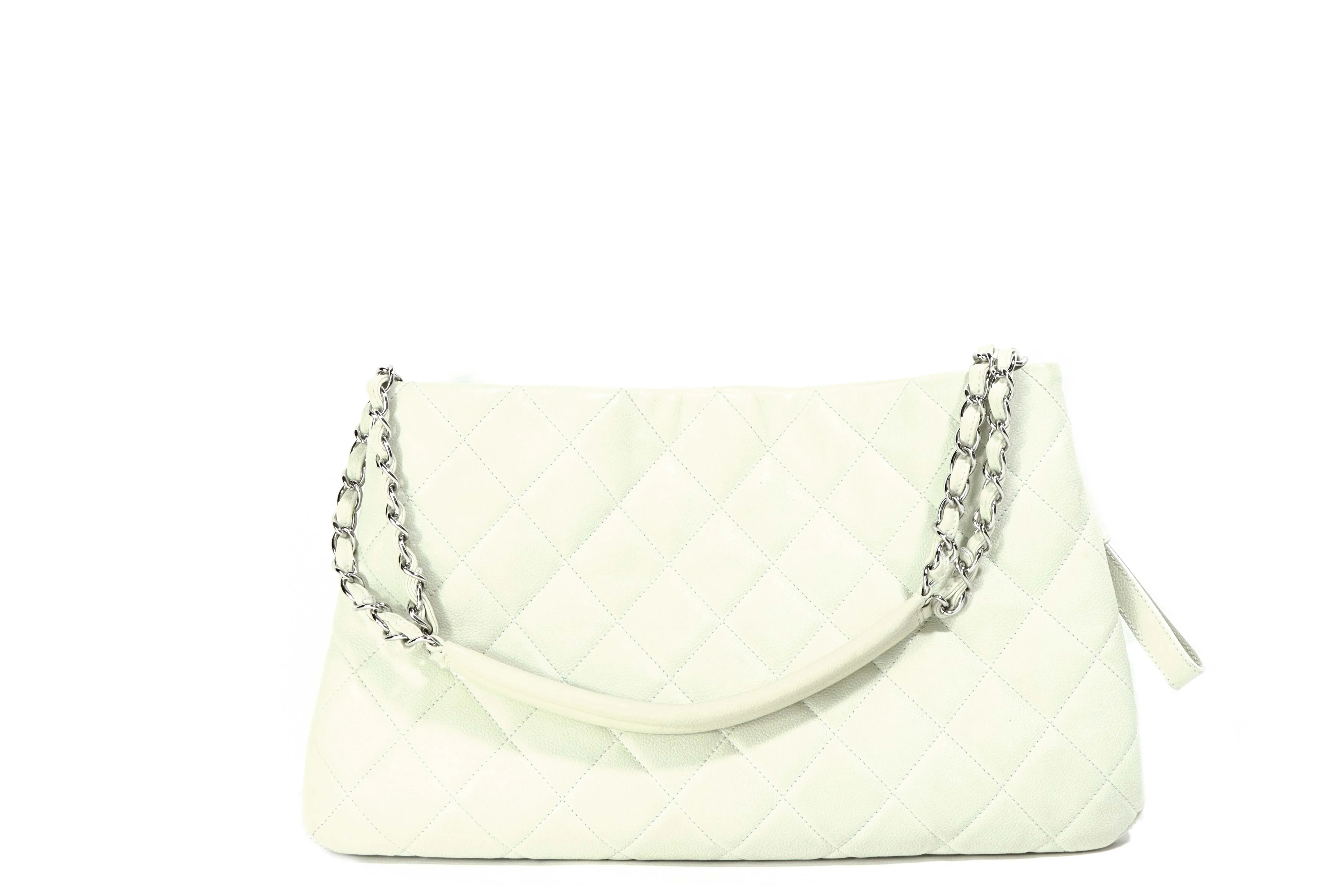 Chanel Quilted Caviar Leather Tote Circa 2011