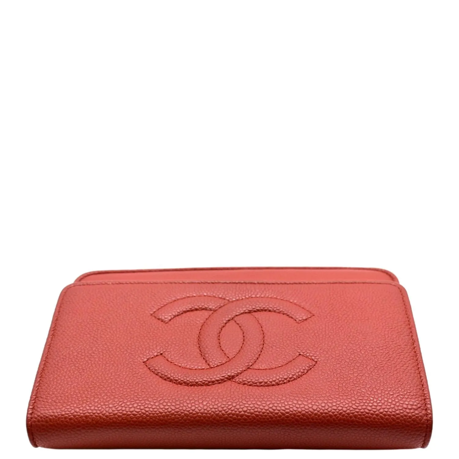 CHANEL Timeless WOC Caviar Leather Wallet on Chain Shoulder Bag Red