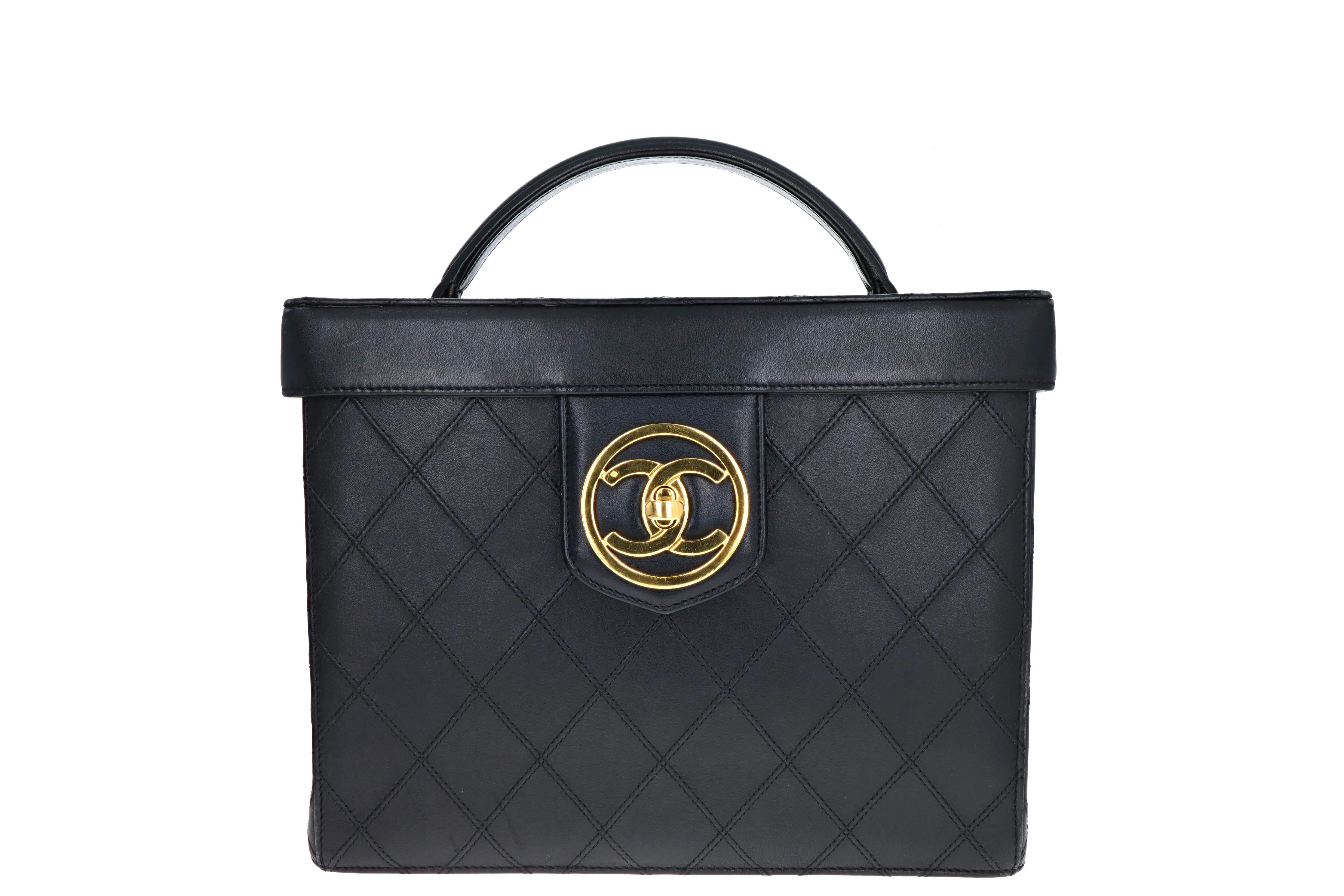 Chanel Vintage Lambskin Vanity Case