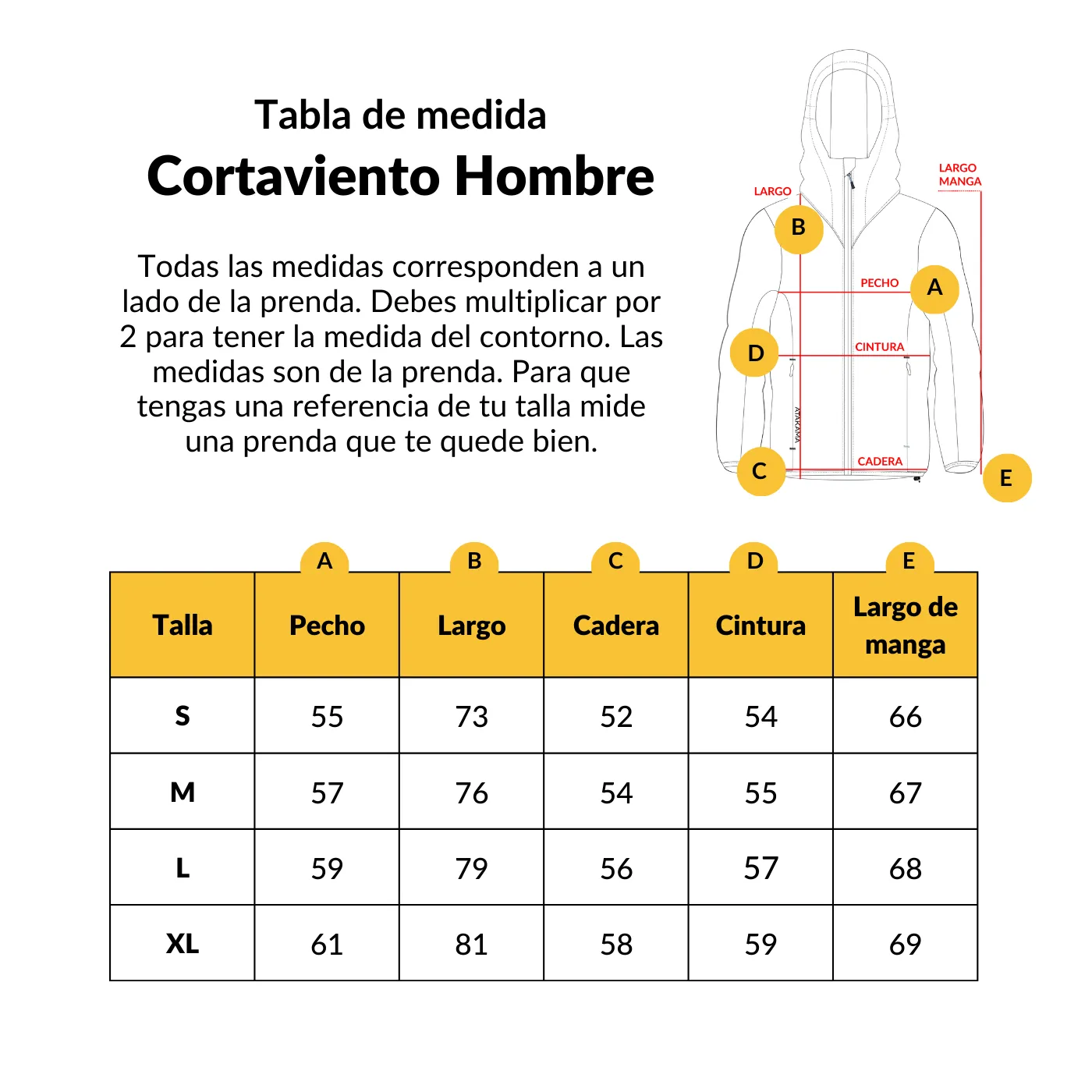 Chaqueta Cortaviento Ultraligero hombre Declive Atakama Outdoor