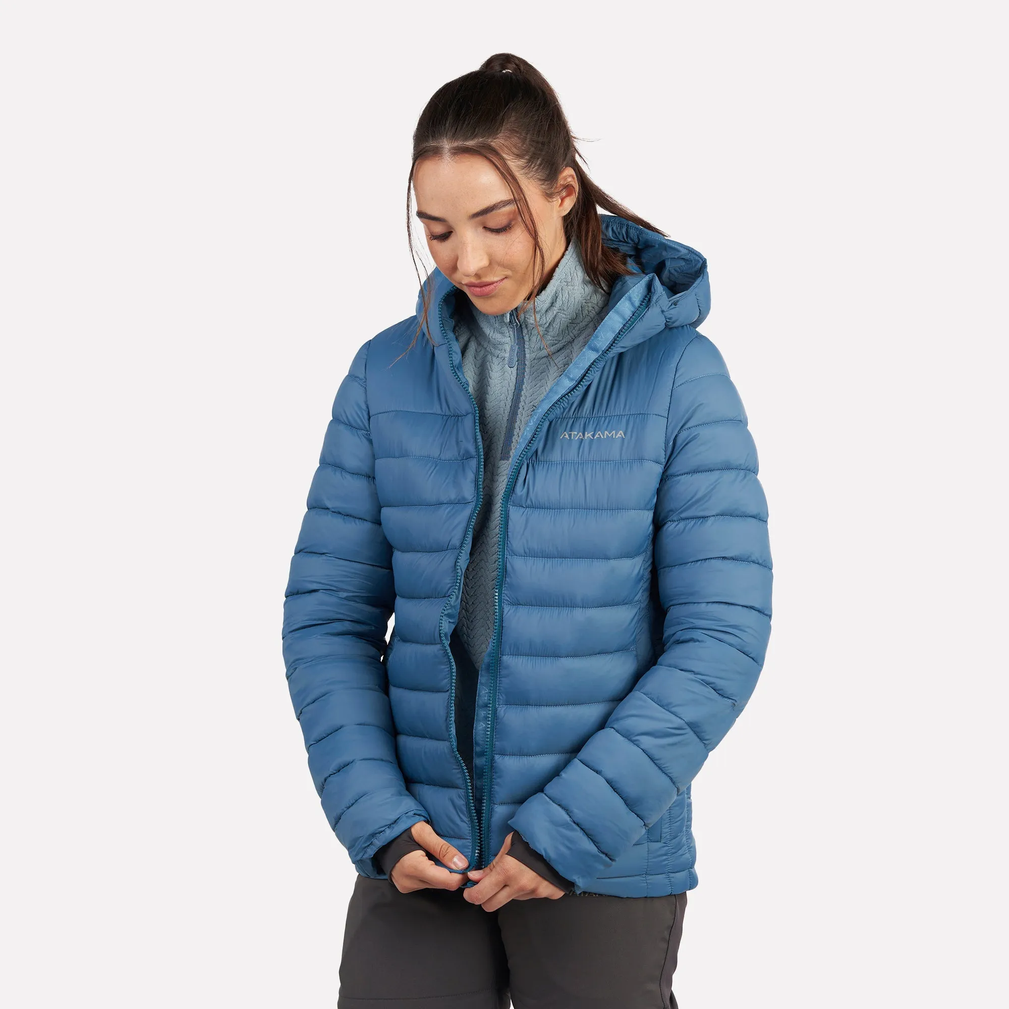 Chaqueta Parka térmica mujer hoodie Indómita Atakama Outdoor
