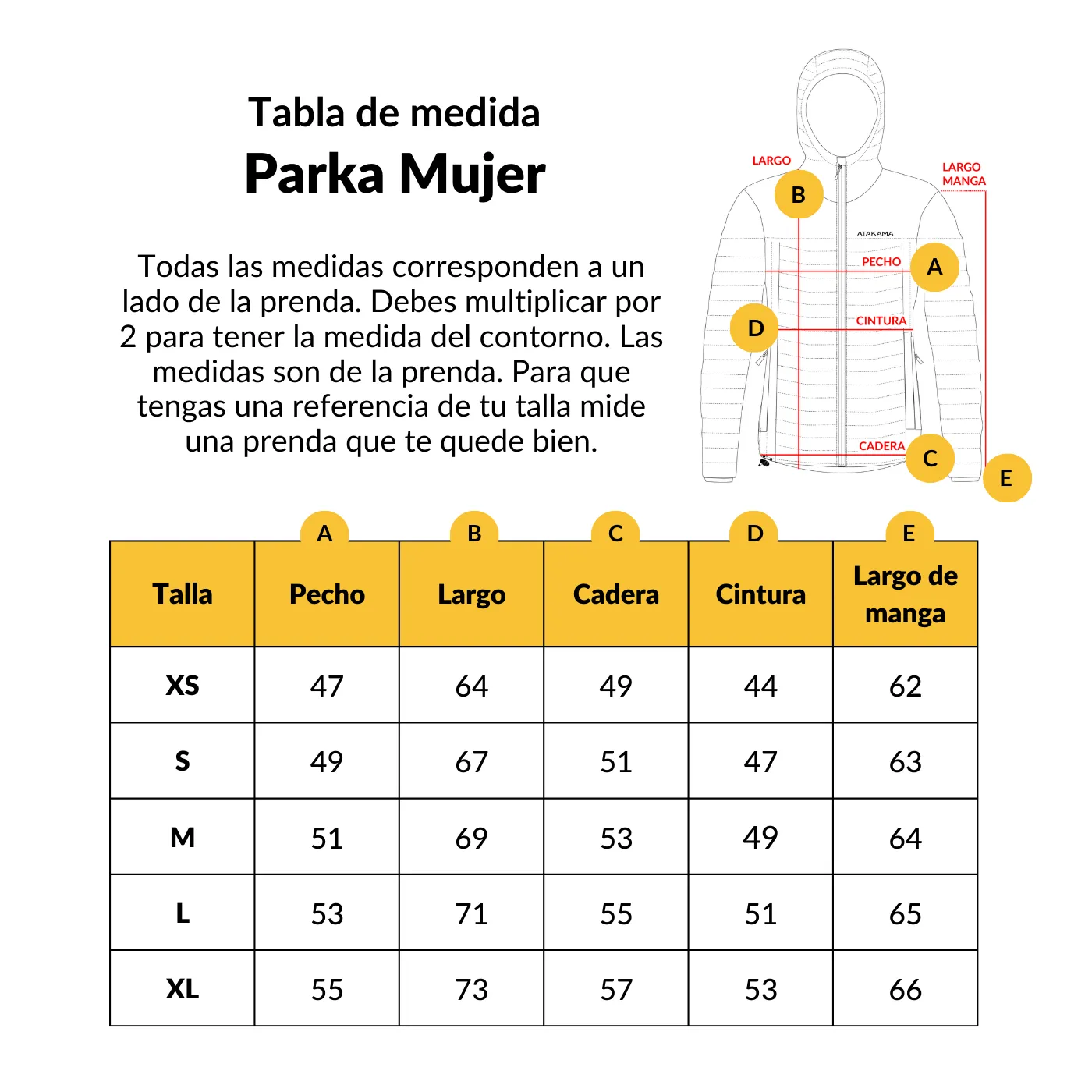 Chaqueta Parka térmica mujer hoodie Indómita Atakama Outdoor