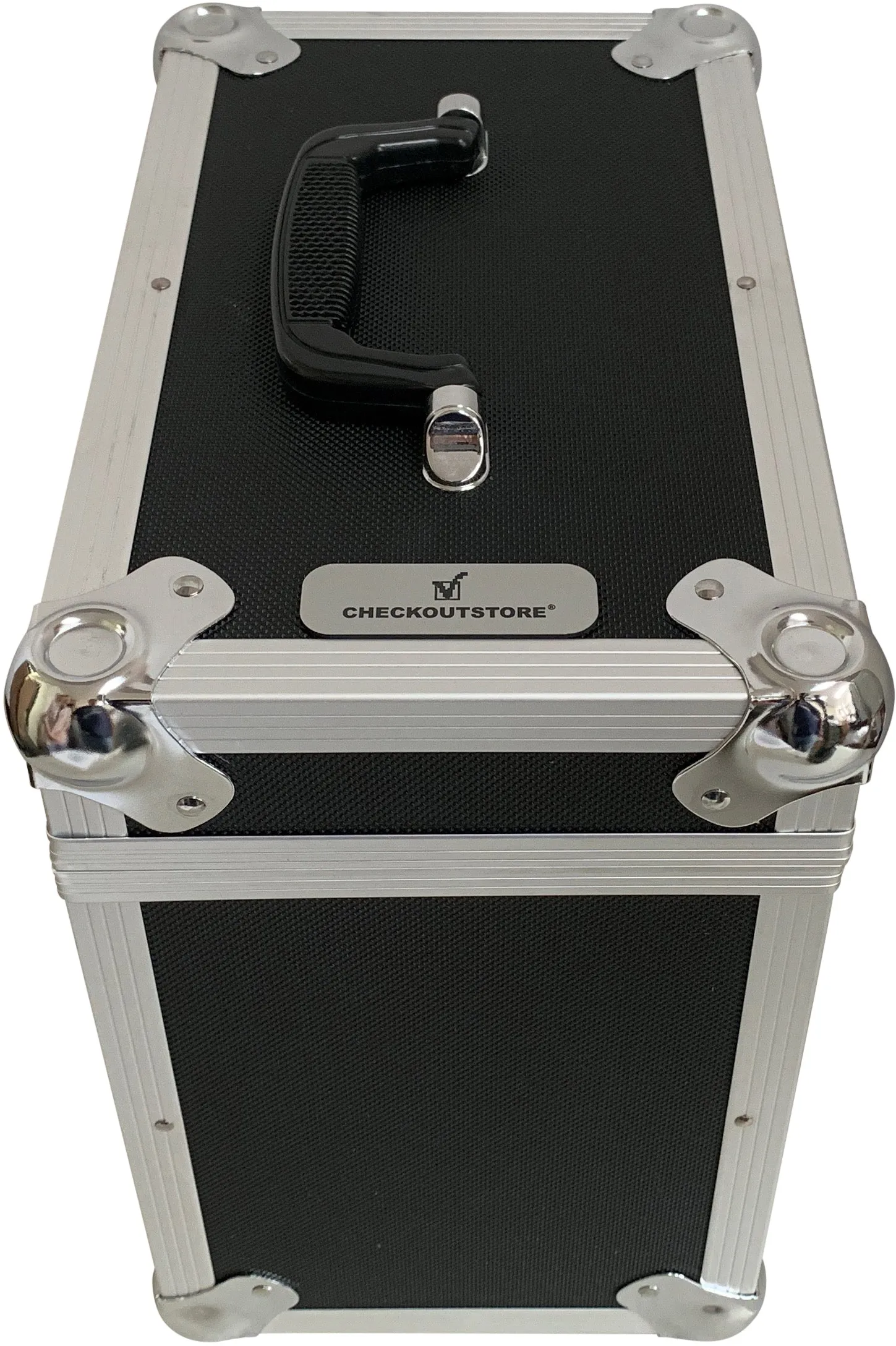 CheckOutStore Aluminum Heavy Duty 12" LP Vinyl Record Album Storage Box