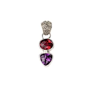 Cherry and Pink Quartz Designer Pendant