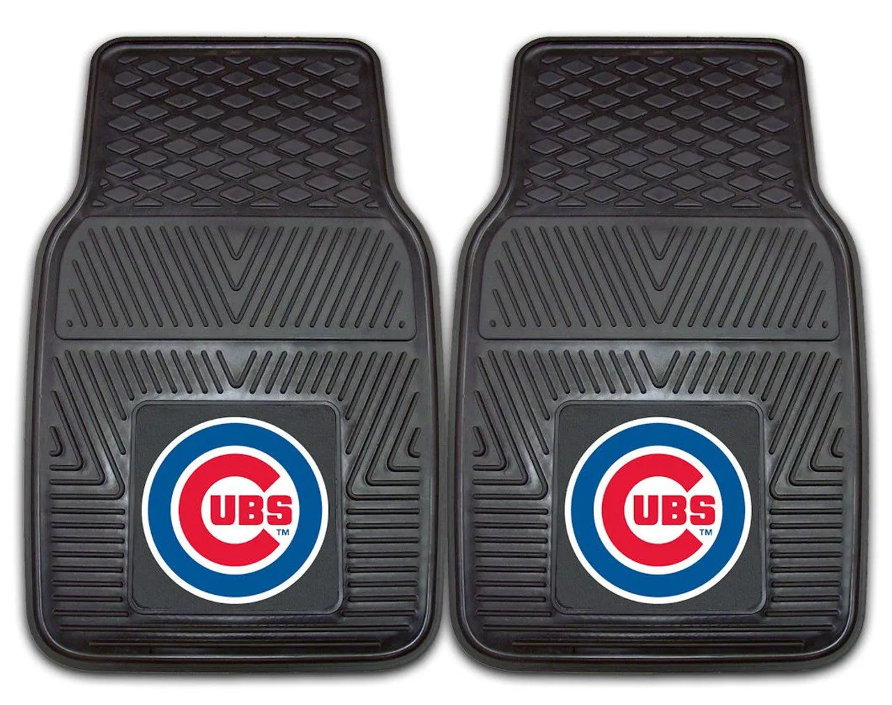 Chicago Cubs Heavy Duty 2-Piece Vinyl Car Mats