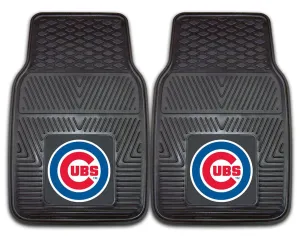 Chicago Cubs Heavy Duty 2-Piece Vinyl Car Mats