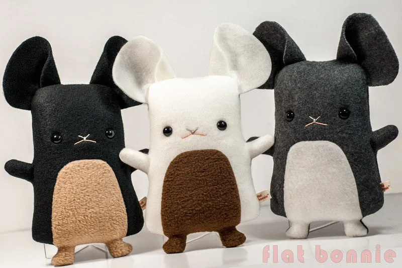 Chinchilla stuffed animal - Handmade plush - 6 color options