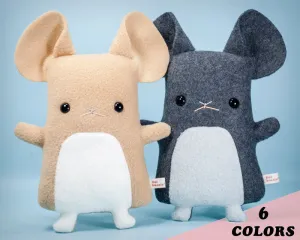 Chinchilla stuffed animal - Handmade plush - 6 color options