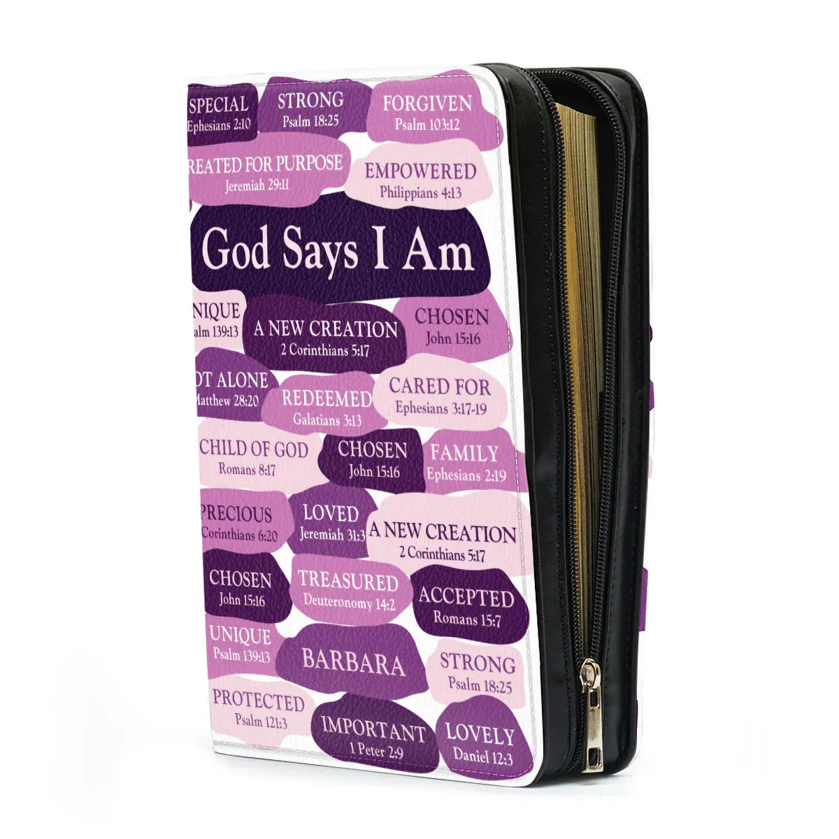 Christianart Bible Cover - What God Says About You - Personalized Gifts for Pastor - Gifts For Women - CABBBCV06060324.