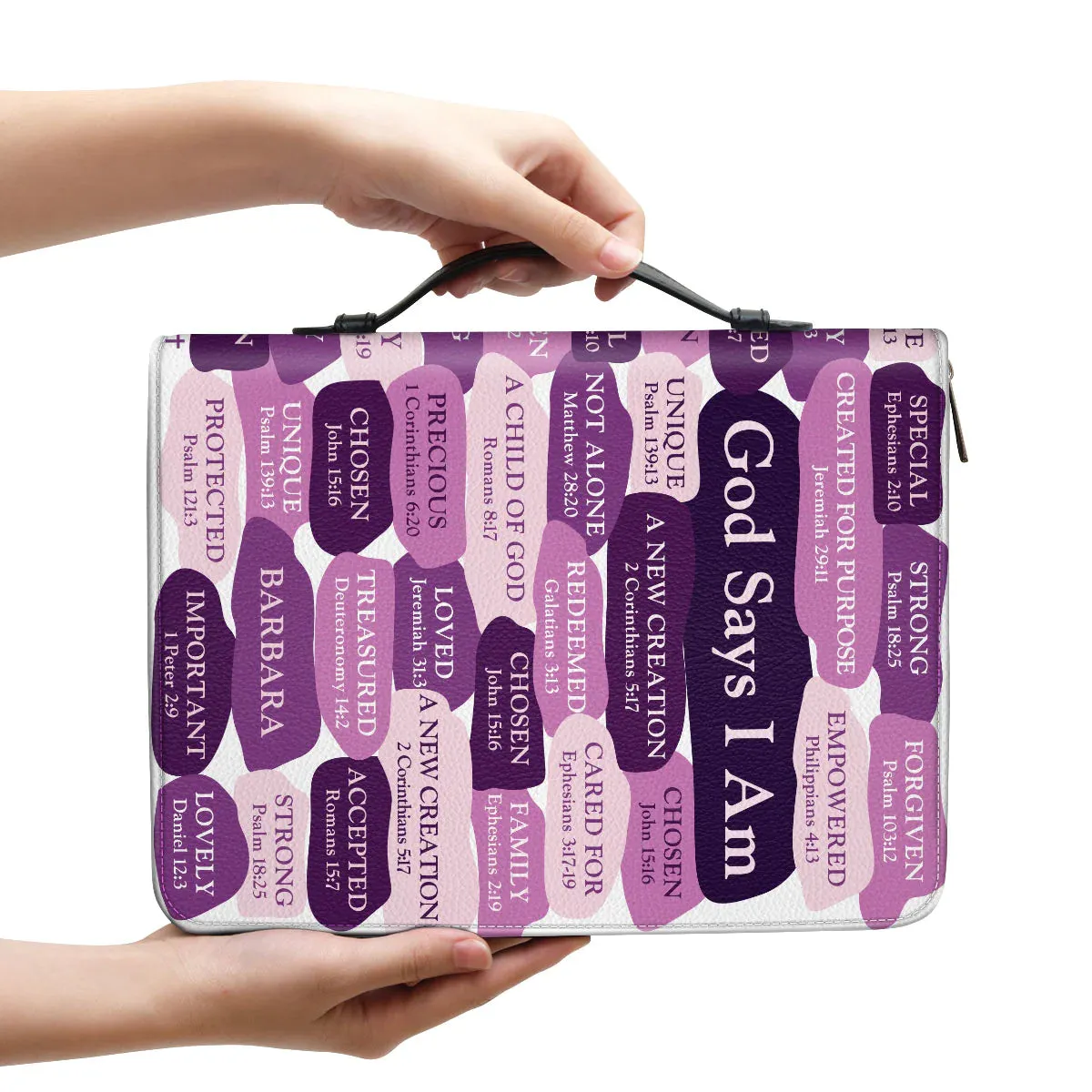 Christianart Bible Cover - What God Says About You - Personalized Gifts for Pastor - Gifts For Women - CABBBCV06060324.