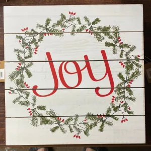 CHRISTMAS SIGNS | JOY PALLET SIGN