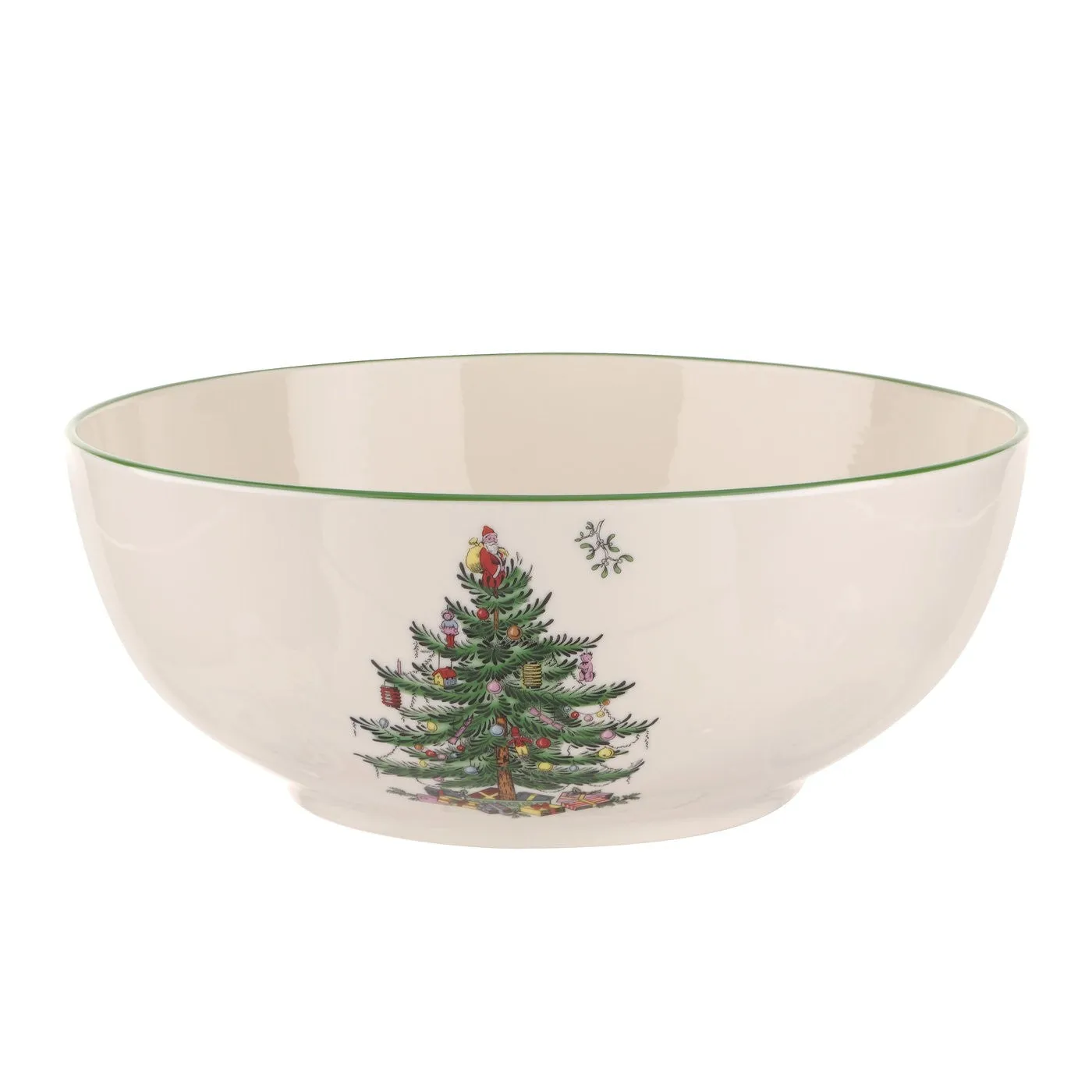 Christmas Tree Round Bowl 8 Inch
