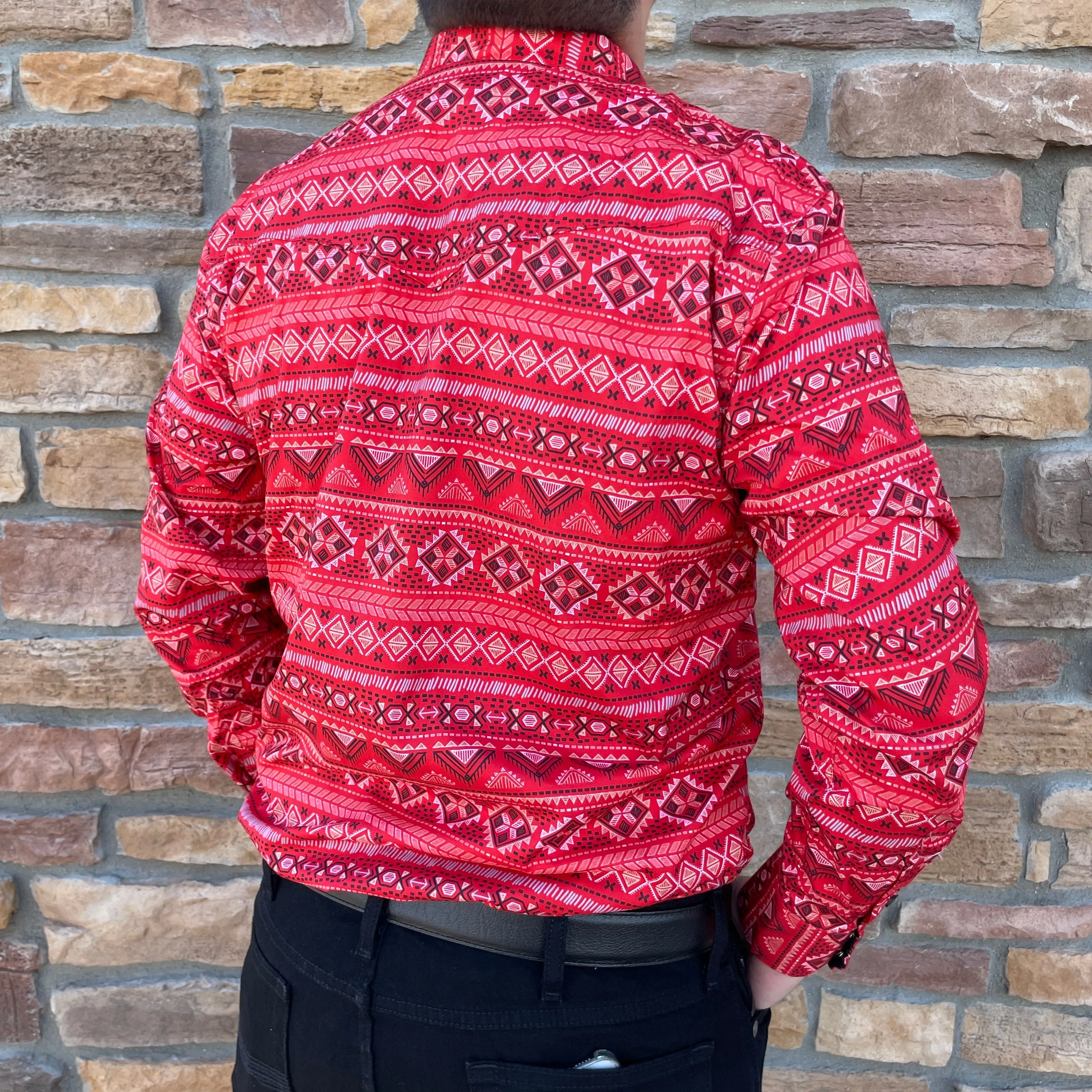 Christopher Aztec Red Shirt