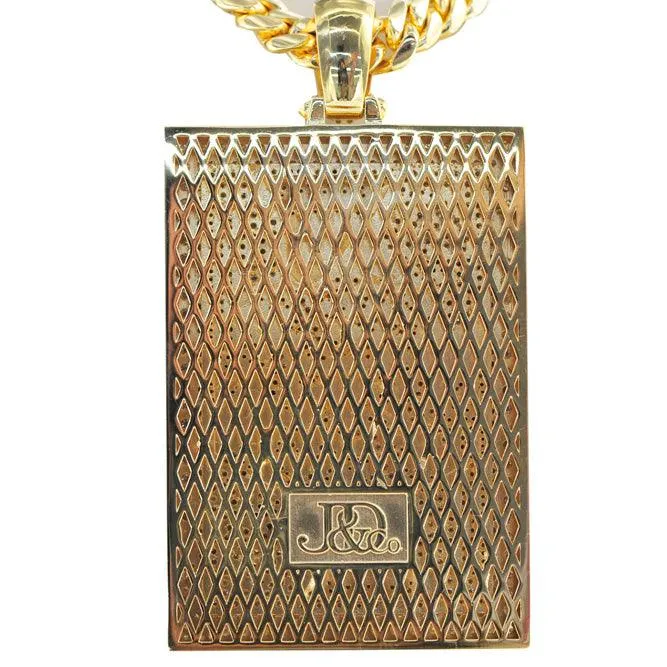 CJ5203 - CUSTOM DIAMOND KING CARD PENDANT