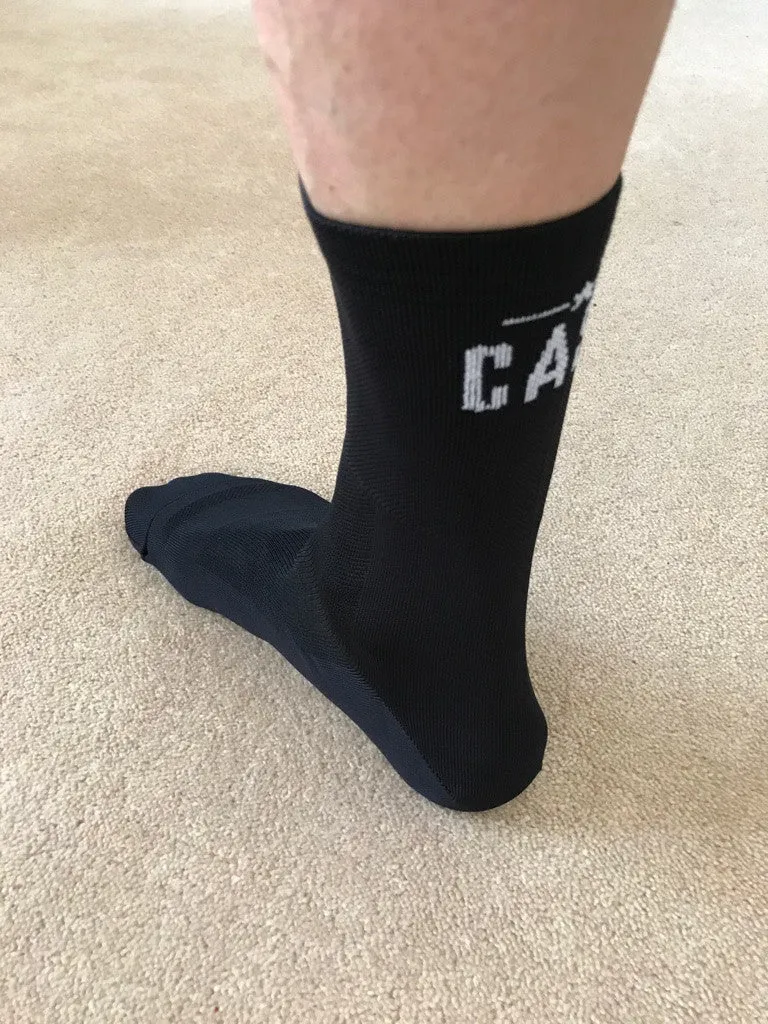 Classic Black Socks (Rear Logo)