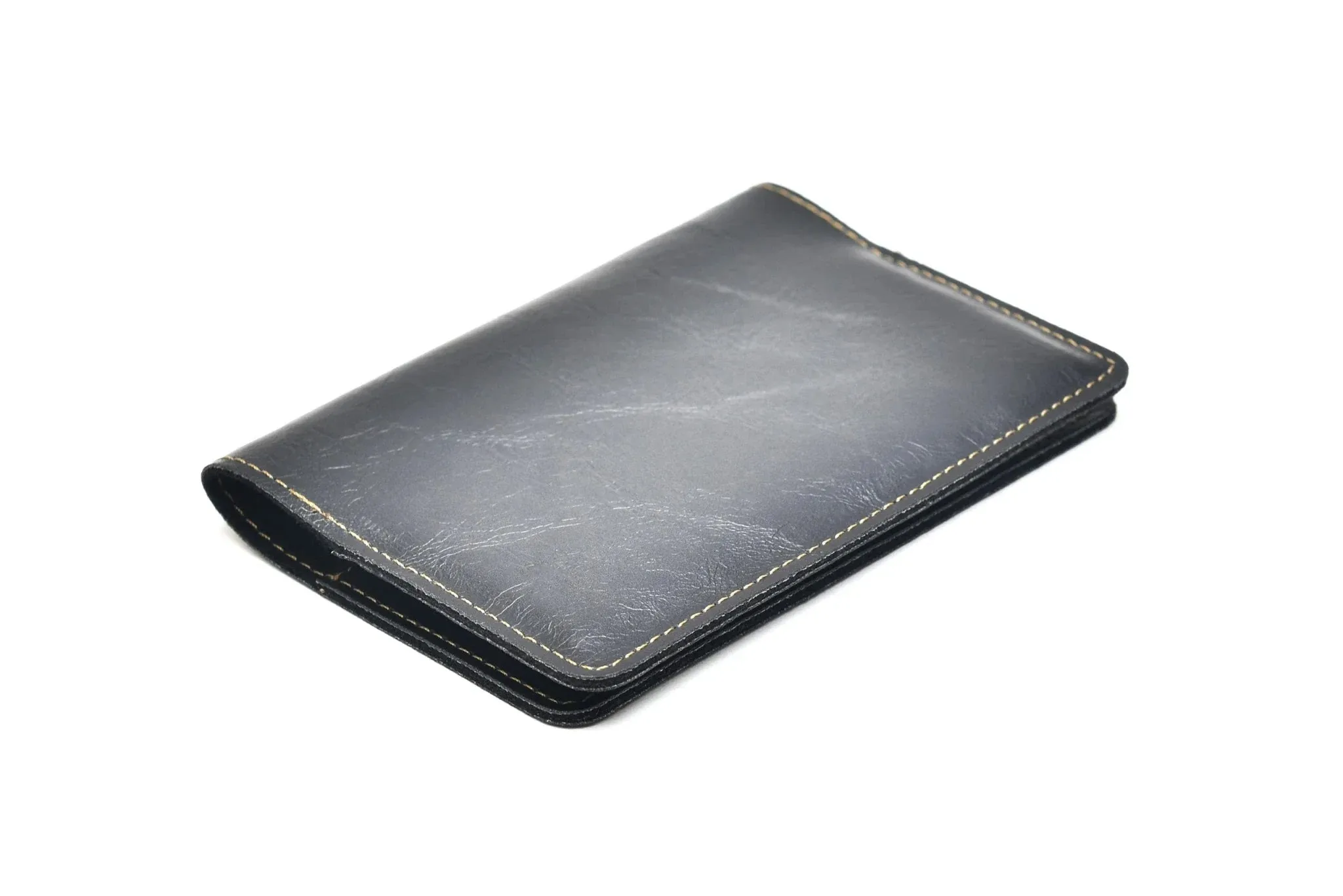 Classy Leather Customized Couple Traveller Combo (2 pcs) - Black