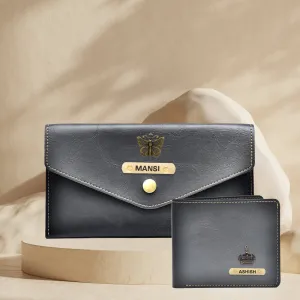 Classy Minimal Clutch   Classy Men's Wallet | Couple Gifts - Black