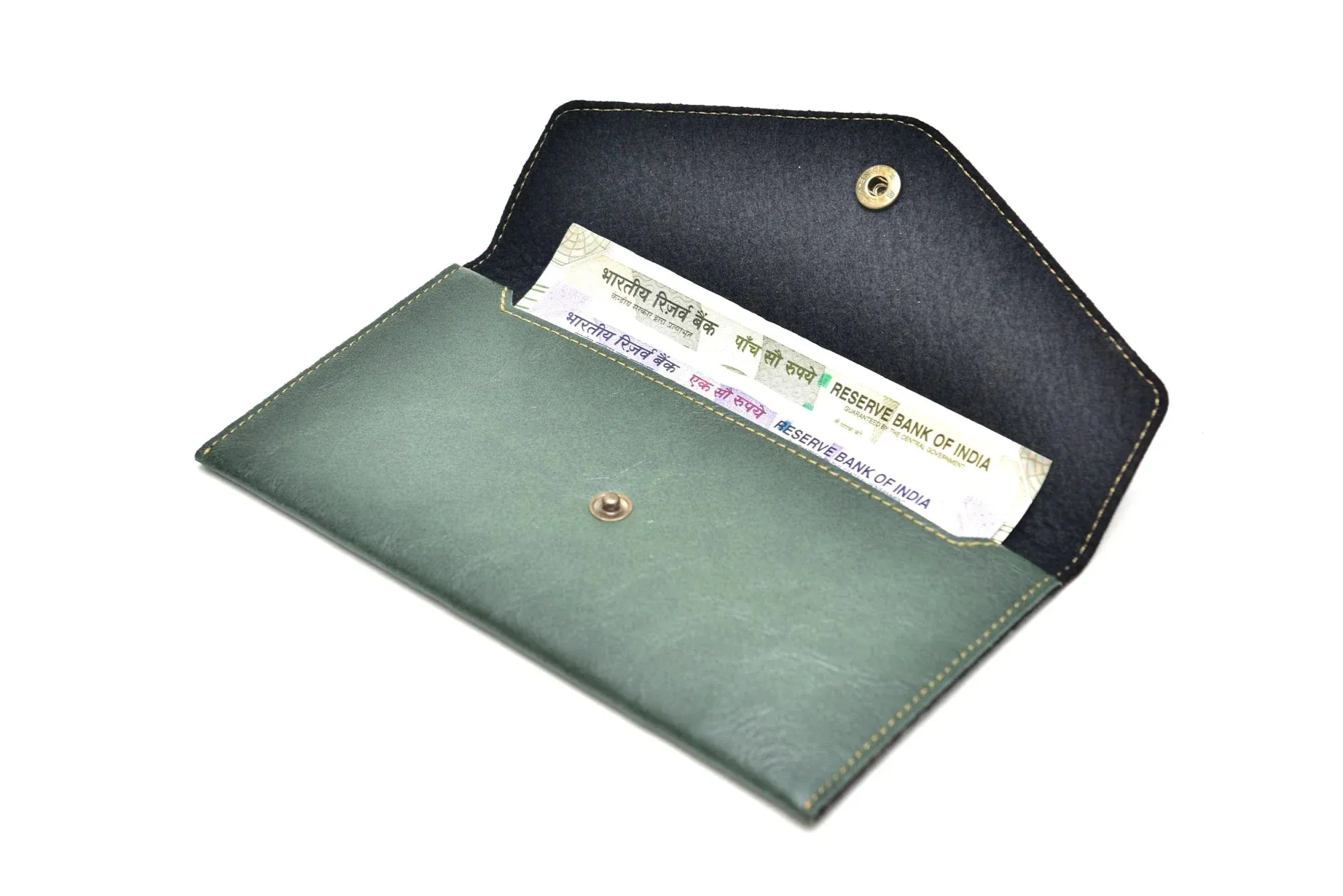 Classy Minimal Clutch   Classy Men's Wallet | Couple Gifts - Olive Green