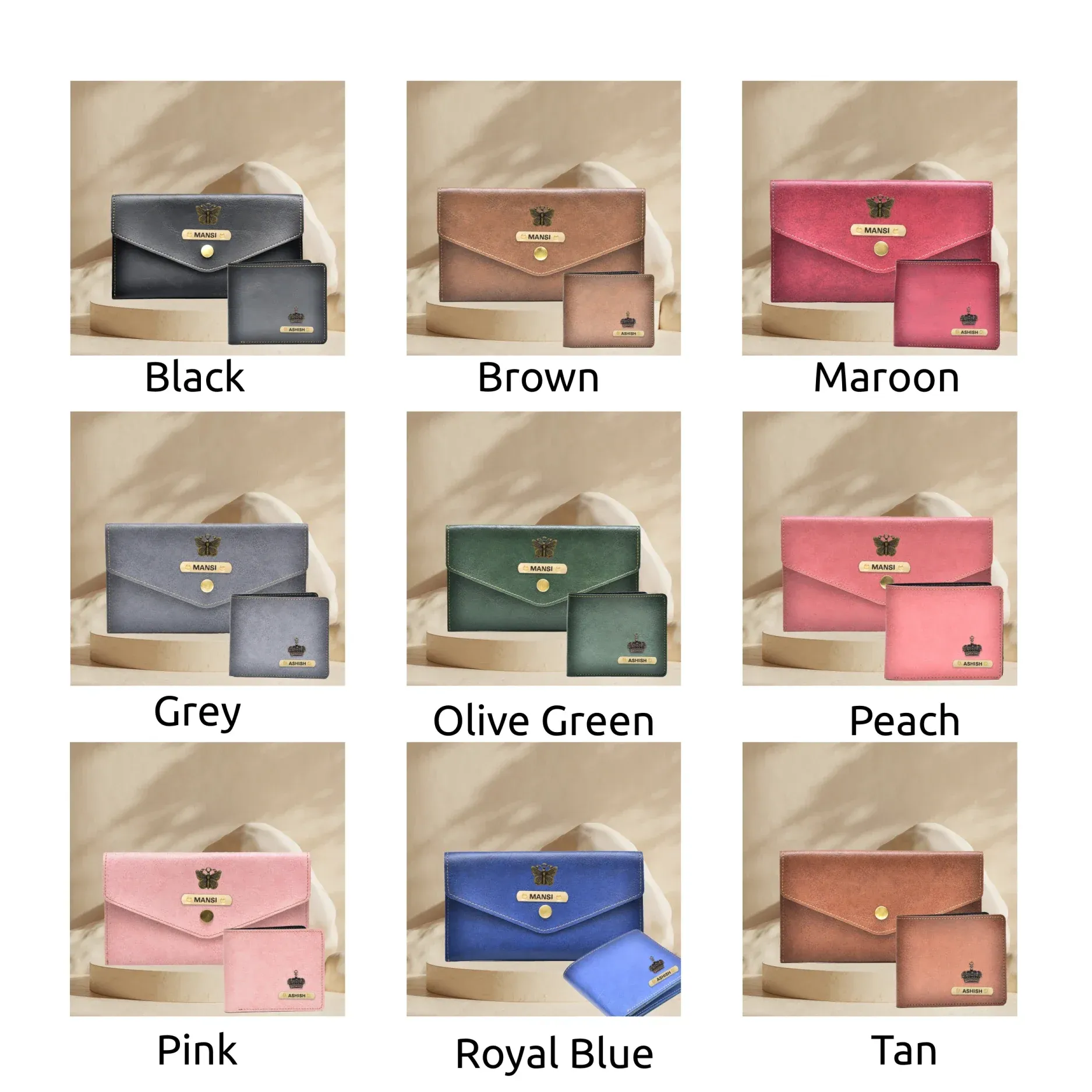 Classy Minimal Clutch   Classy Men's Wallet | Couple Gifts - Olive Green
