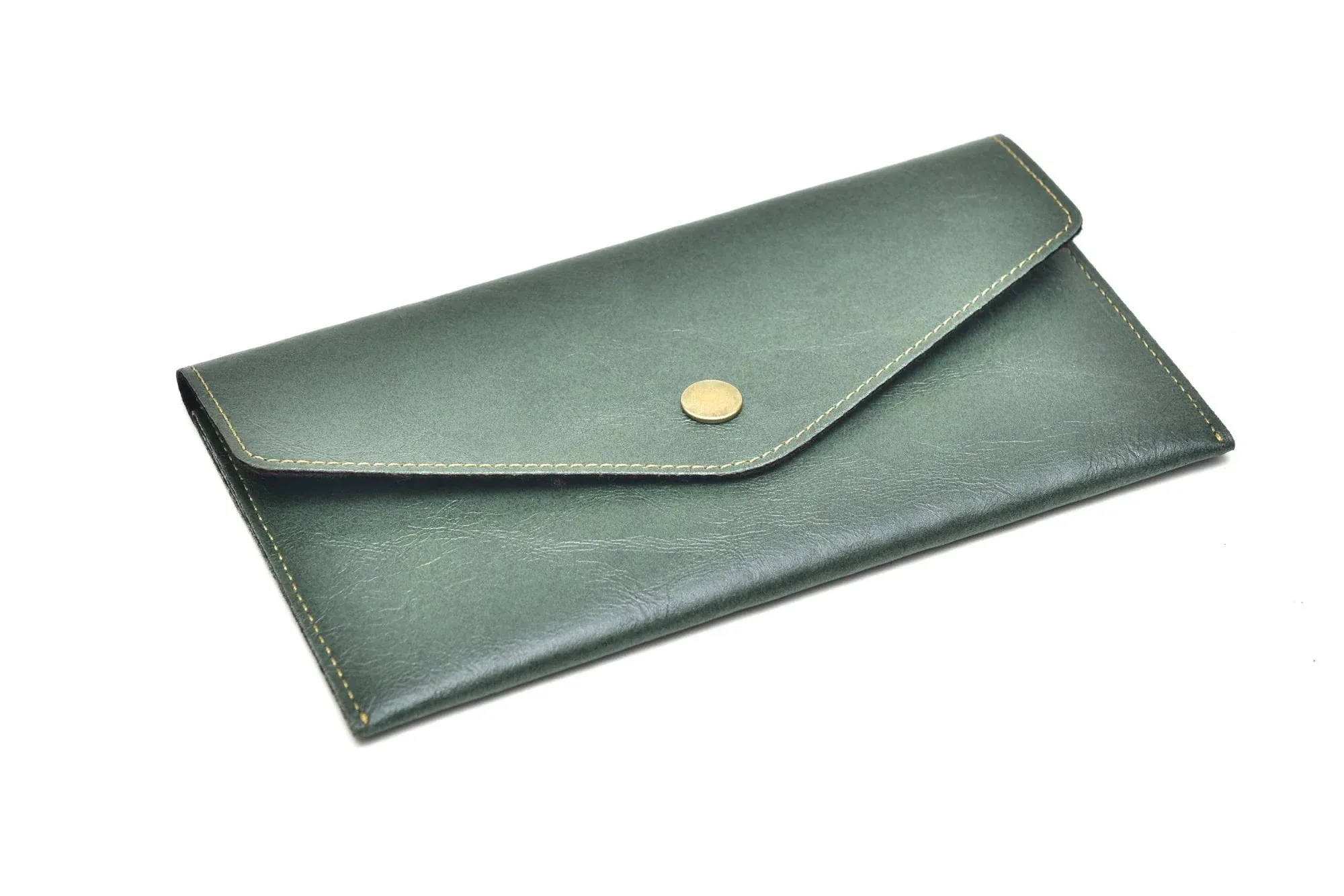 Classy Minimal Clutch   Classy Men's Wallet | Couple Gifts - Olive Green
