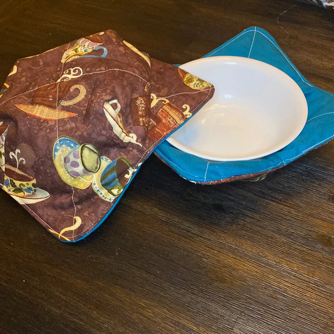 Coffee Cups Bowl Cozy Set Med/Large