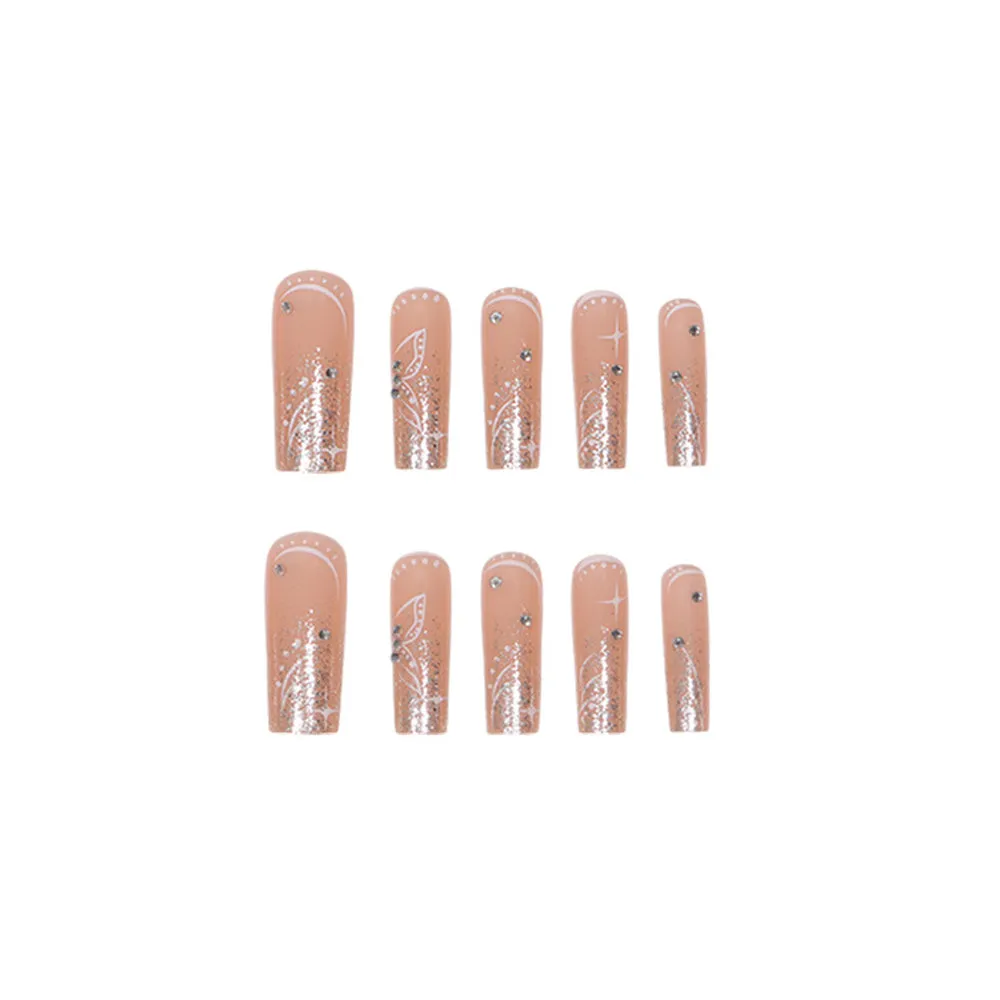 Coffin Butterfly diamond sparkling pink