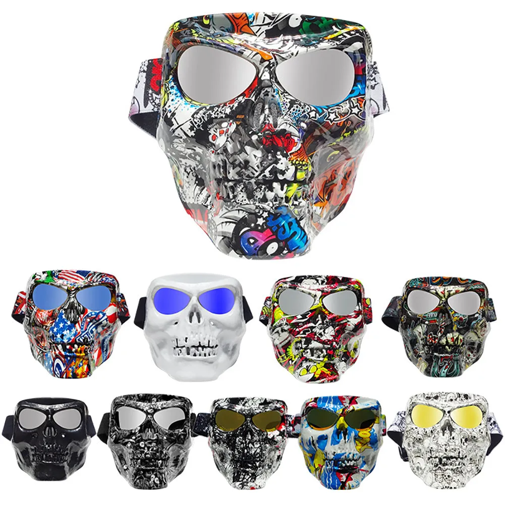 Cool  Riding Eye Protector Mask Halloween Decorative Prop 10_One size