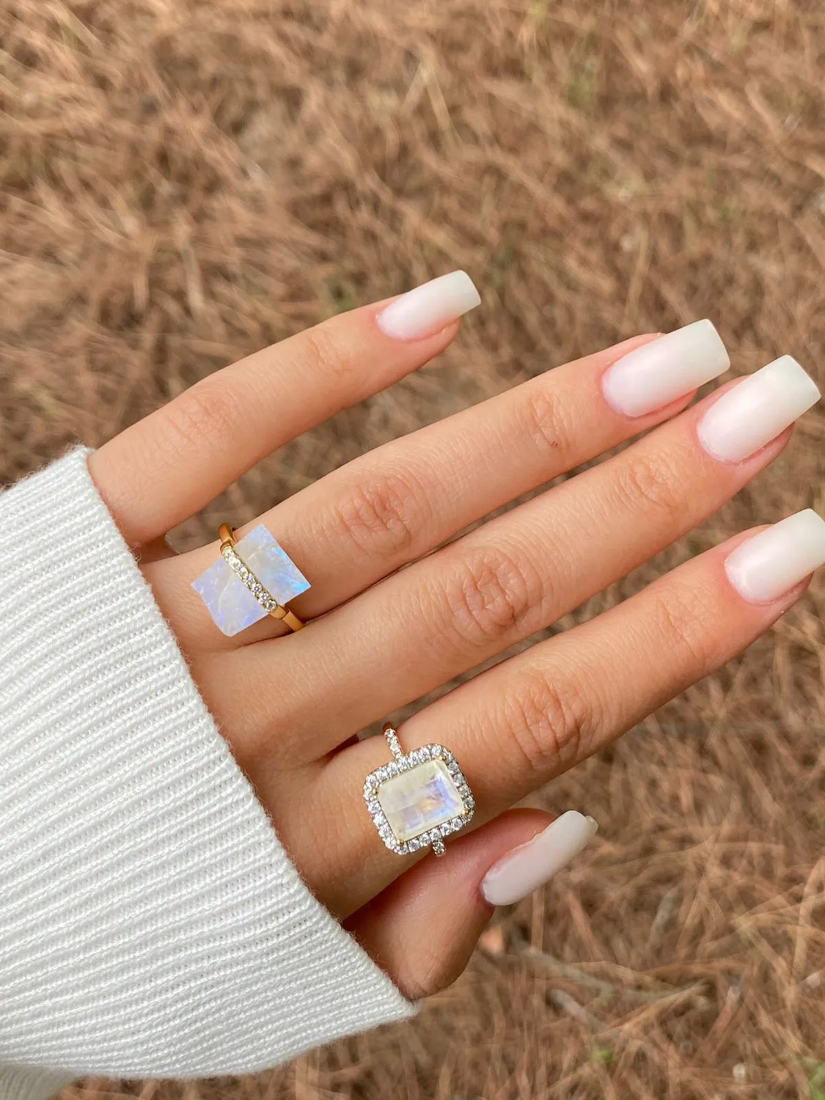 Cosmic Moonstone Ring
