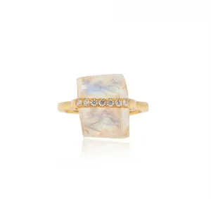 Cosmic Moonstone Ring