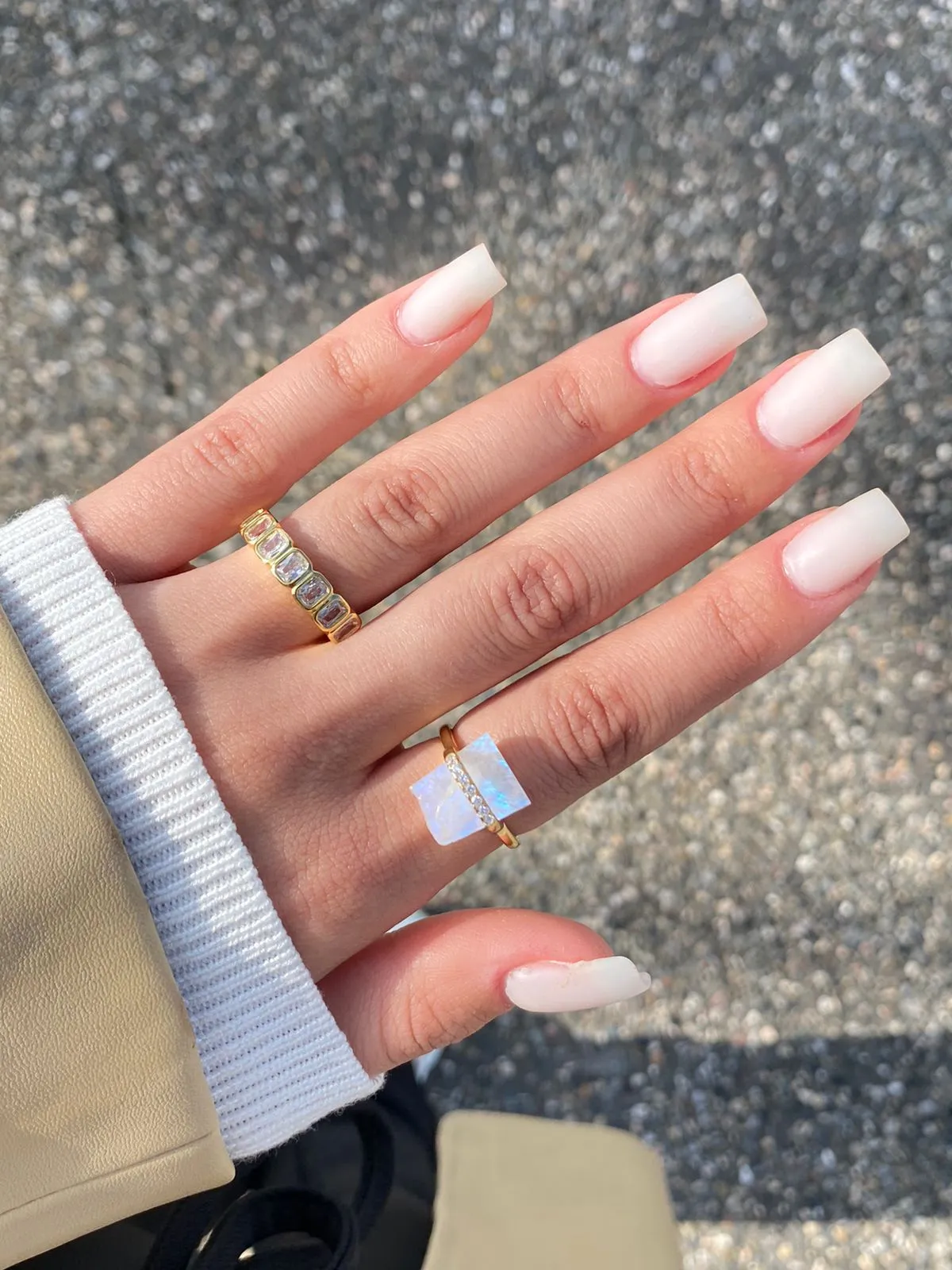 Cosmic Moonstone Ring