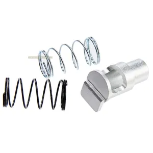COWCOW Technology Aluminum CNC AL High Flow Nozzle Valve for Tokyo Marui Model 19 GBB Pistol