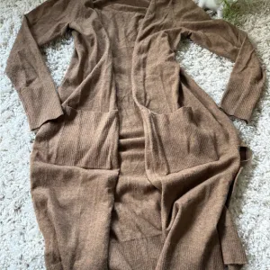 Cozy Brown Heathered Cardigan Sweater