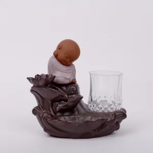 Cozy Buddha LED Vase Incense Burner