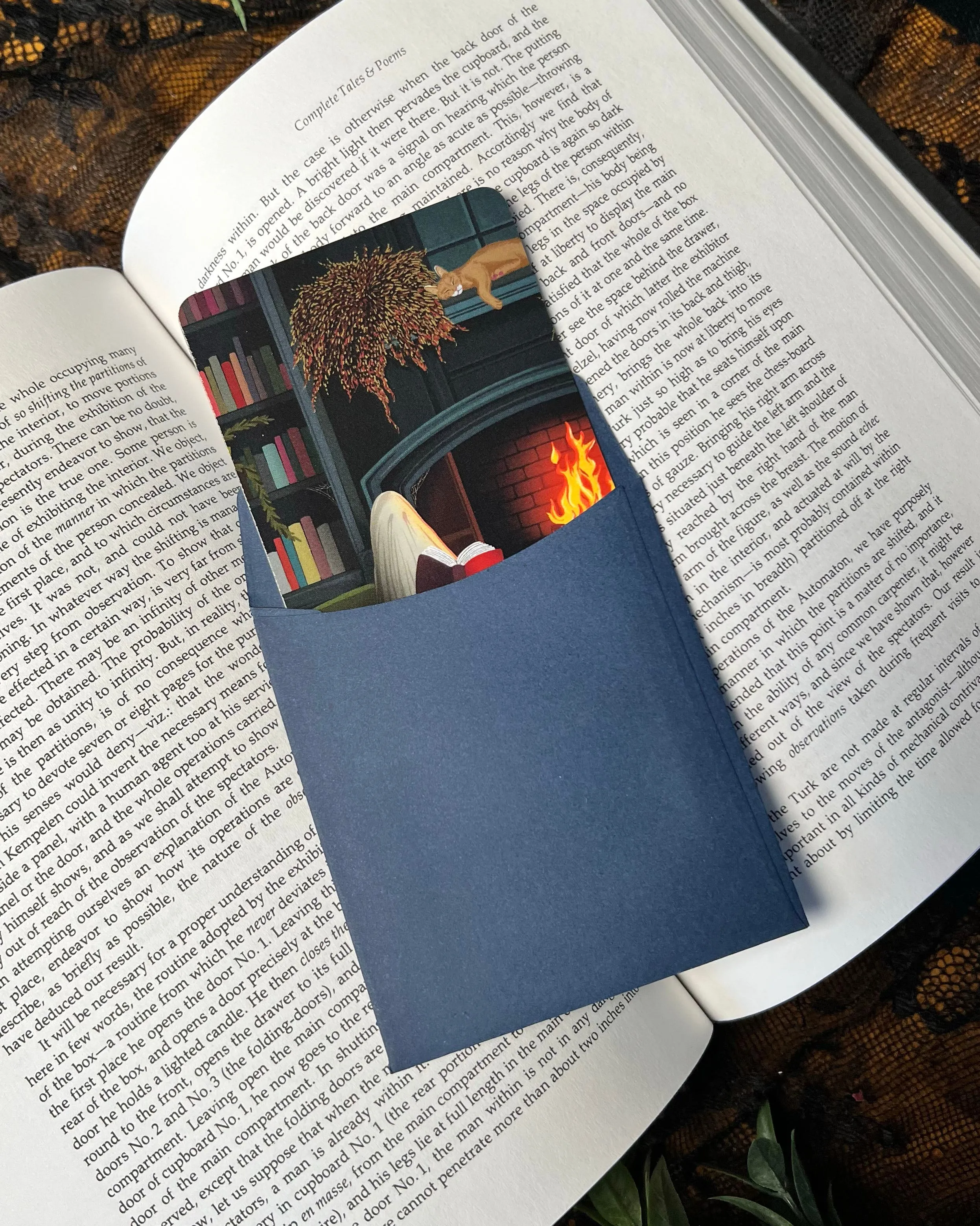Cozy Ghosty Bookmark