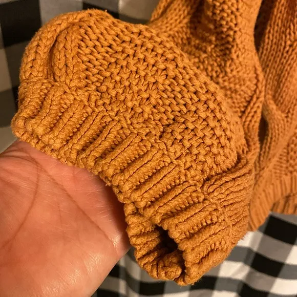 Cozy knit cowl sweater