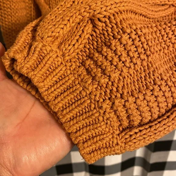 Cozy knit cowl sweater
