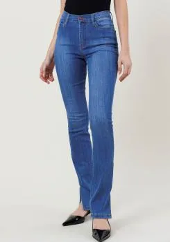 Cozy Side Slit Denim