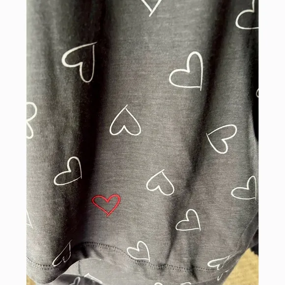 Cozy Zoe Heart Pajama Set M