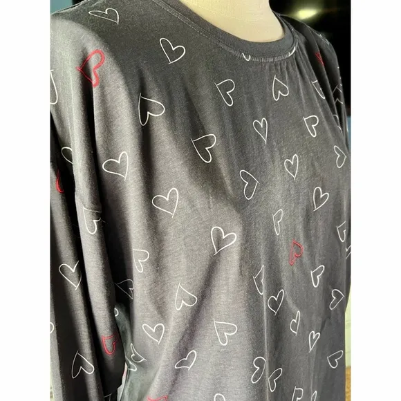 Cozy Zoe Heart Pajama Set M