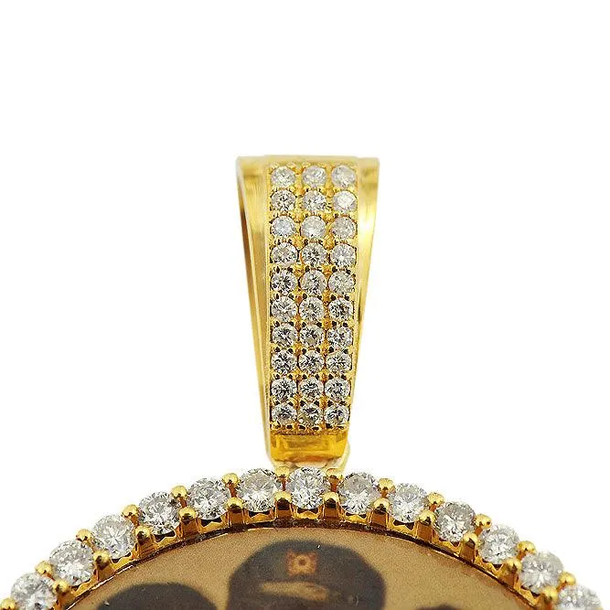 CP173110-2 CUSTOM DIAMOND BEZEL COLOR MEMORY PICTURE