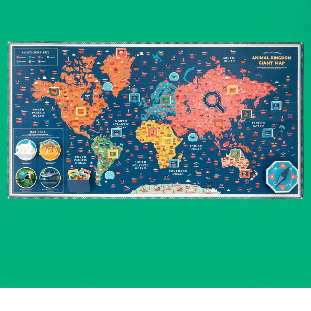 Create An Amazing Animal Kingdom Giant Map